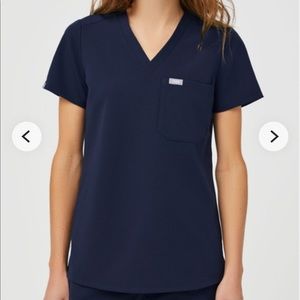 navy XXS womens catarina one pocket scrub top